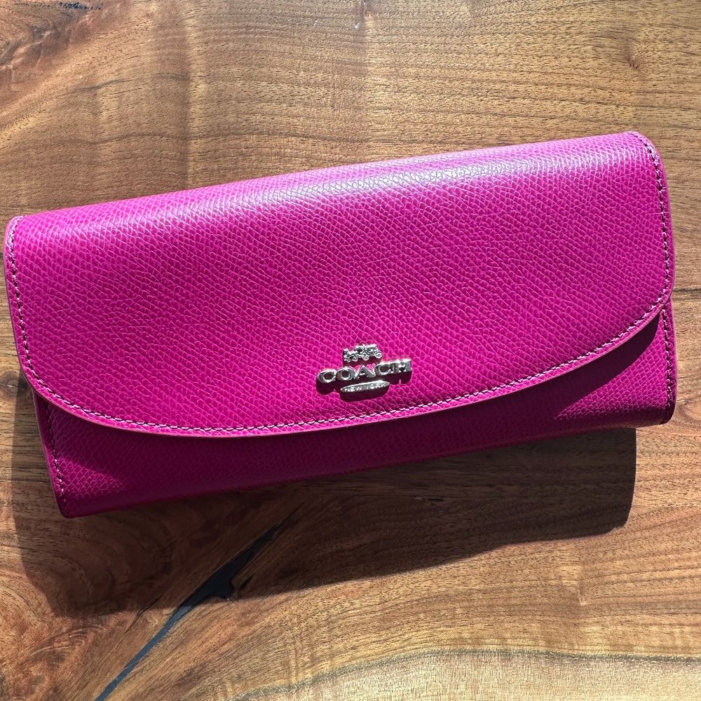 Pink Coach Wallet
